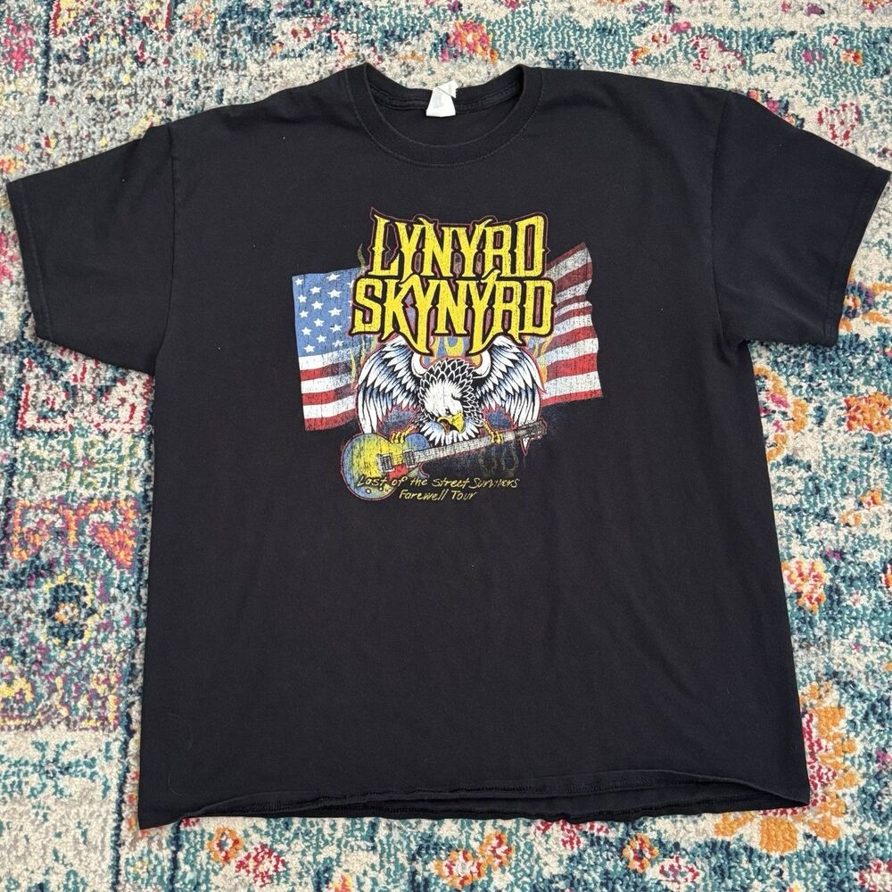 Lynyrd‎ Skynyrd Last Of The Street Survivors Farewell Tour T-Shirt Adult XL
